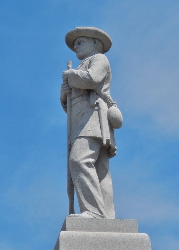 Monroe County Civil War Monument Statue image. Click for full size.