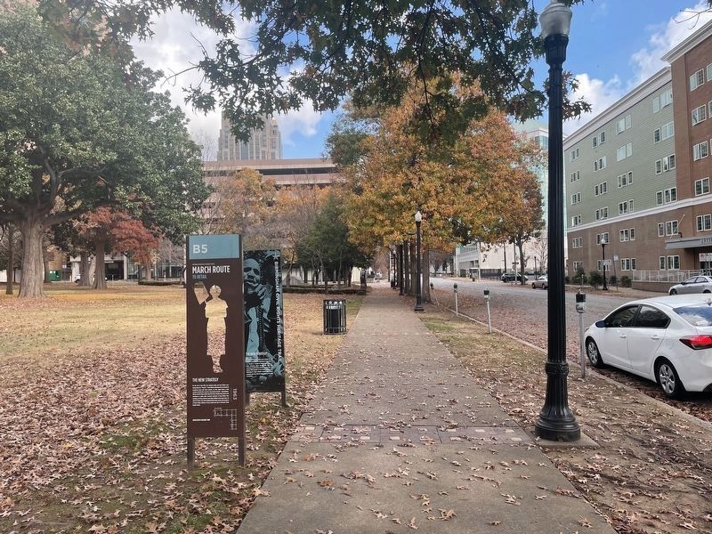 The New Strategy Marker at Kelly Ingram Park. image. Click for full size.