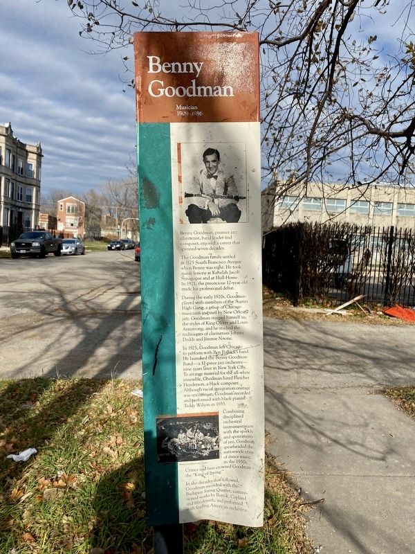 Benny Goodman Marker image. Click for full size.