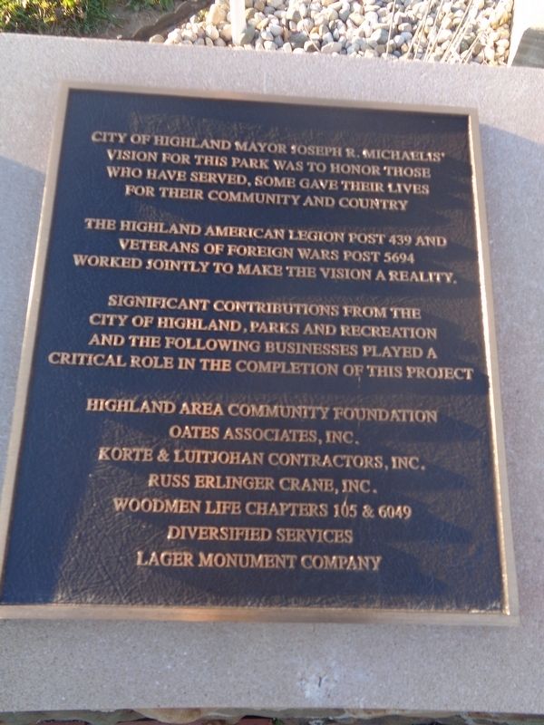 Left Of Center Plaque image. Click for full size.
