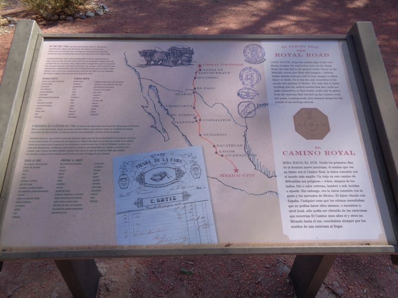 El Camino Real Marker image. Click for full size.