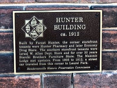 Hunter Building Marker image. Click for full size.