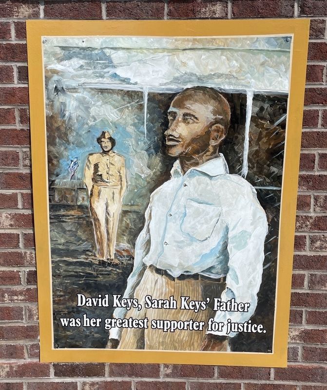David Keys, Sarah�s father and greatest supporter for justice. image. Click for full size.