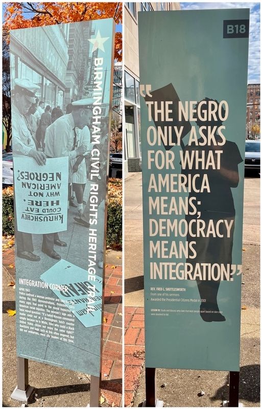 Integration Corner paired marker. image. Click for full size.
