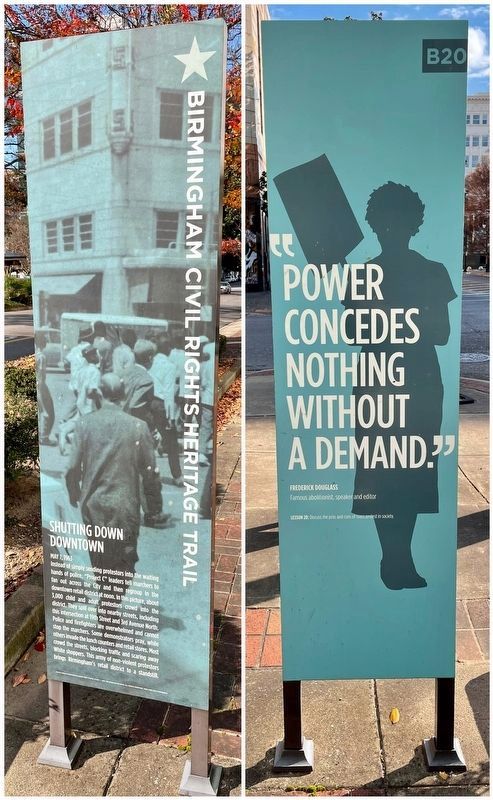 Shutting Down Downtown "paired" marker. Click for full size. Shutting Down Downtown "paired" marker image. Click for full size.