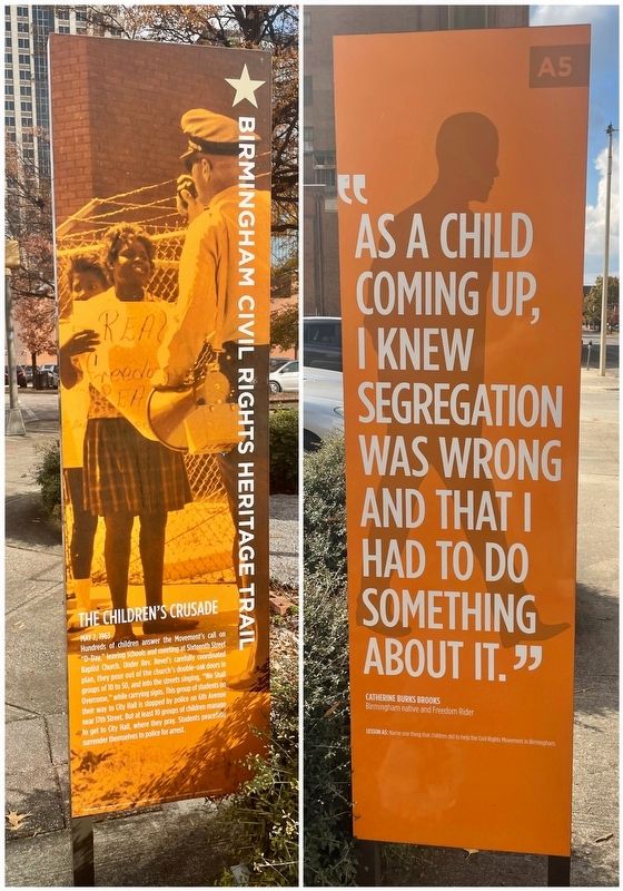 The Children's Crusade paired marker.. Click for full size. The Children's Crusade paired marker. image. Click for full size.