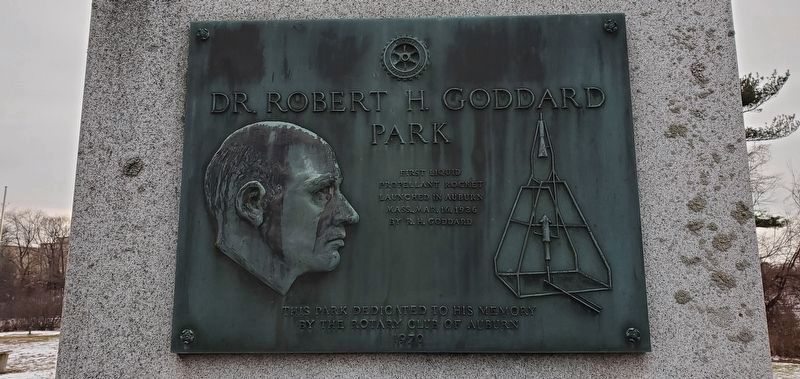 Dr. Robert H. Goddard Park Marker image. Click for full size.