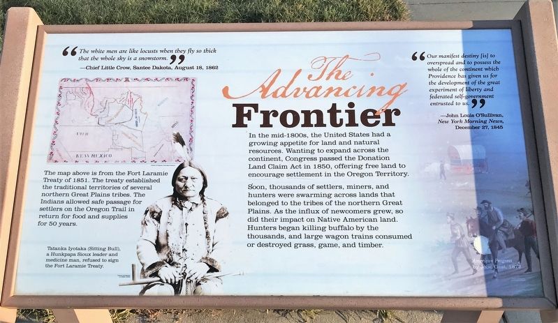 The Advancing Frontier Marker image. Click for full size.