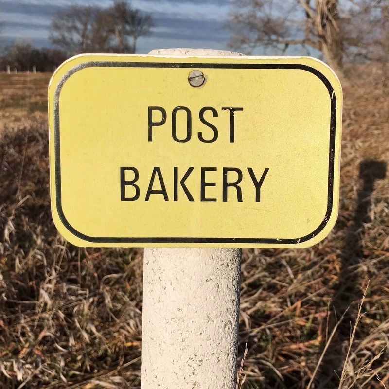 Post Bakery Building Stake image. Click for full size.