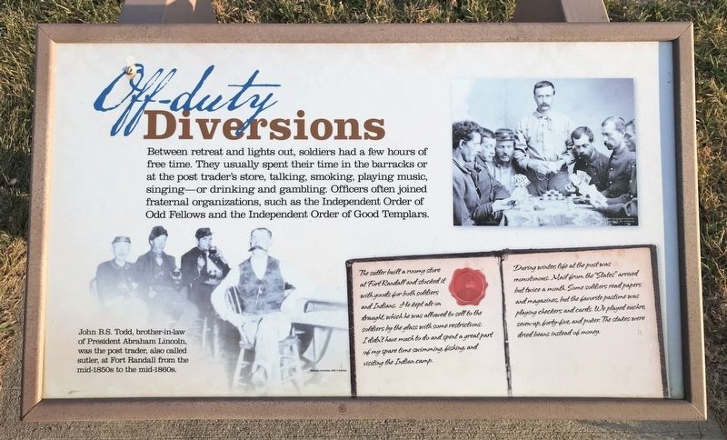 Off-duty Diversions Marker image. Click for full size.