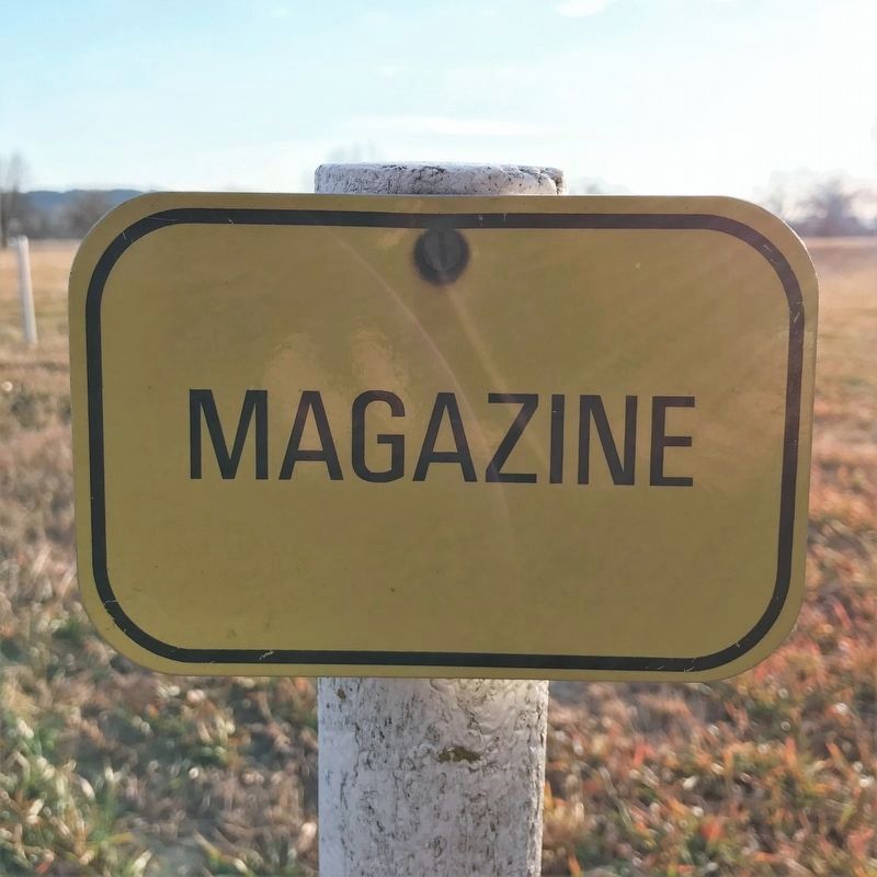 Magazine Building Stake. Click for full size. Magazine Building Stake image. Click for full size.