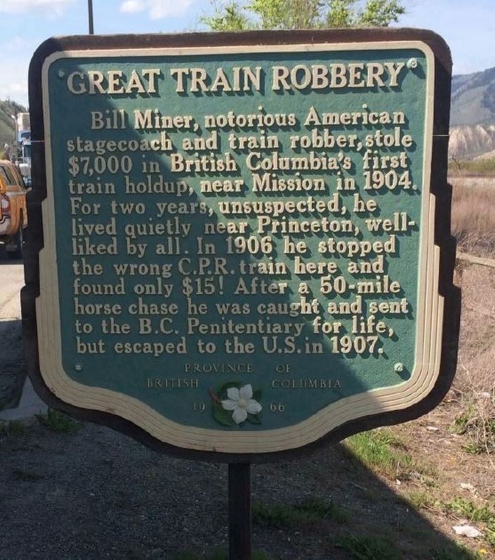 Great Train Robbery Marker image. Click for full size.