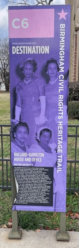 Ballard-Hamilton House and Office Marker image. Click for full size.