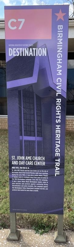 St John AME Church and Day Care Center Marker image. Click for full size.