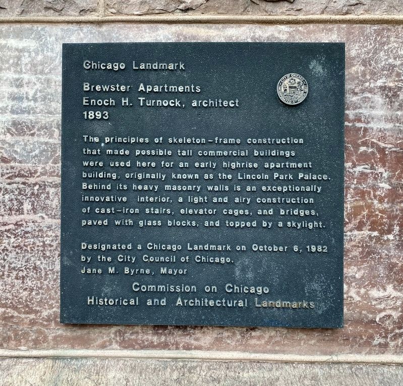 Brewster Apartments Marker image. Click for full size.