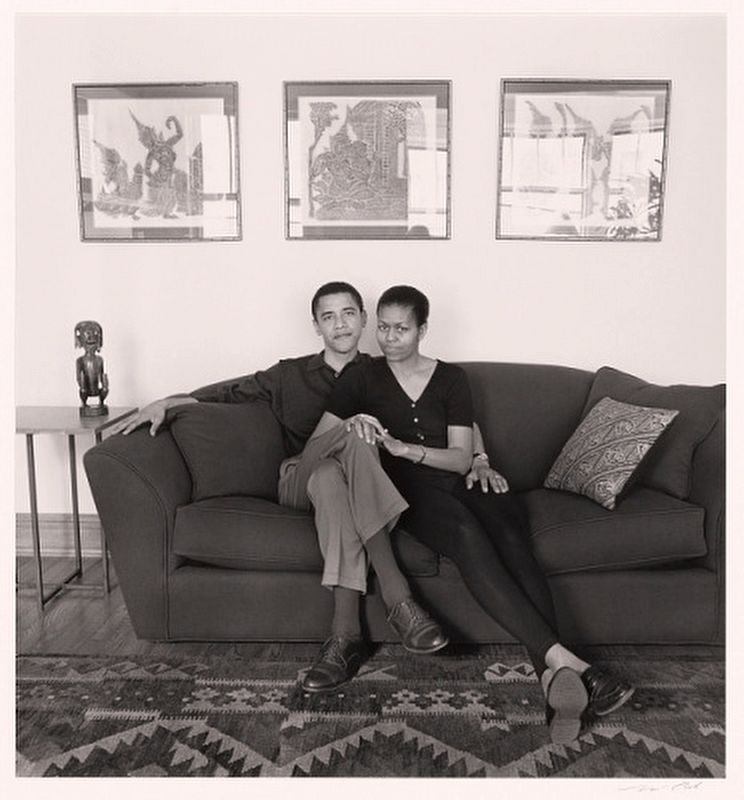 <i>Barack and Michelle Obama, Chicago, Illinois, 26 May 1996</i> image. Click for full size.