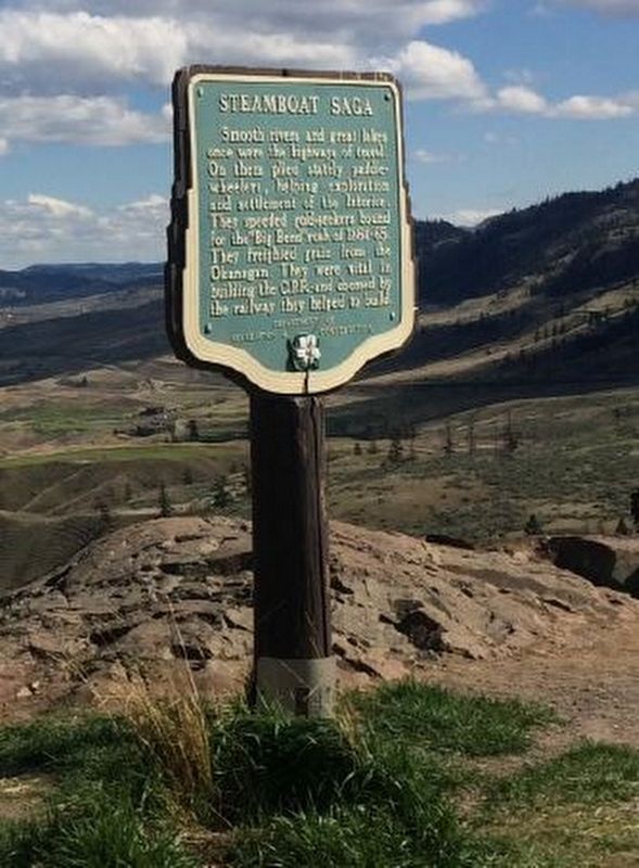 Steamboat Saga Marker image. Click for full size.