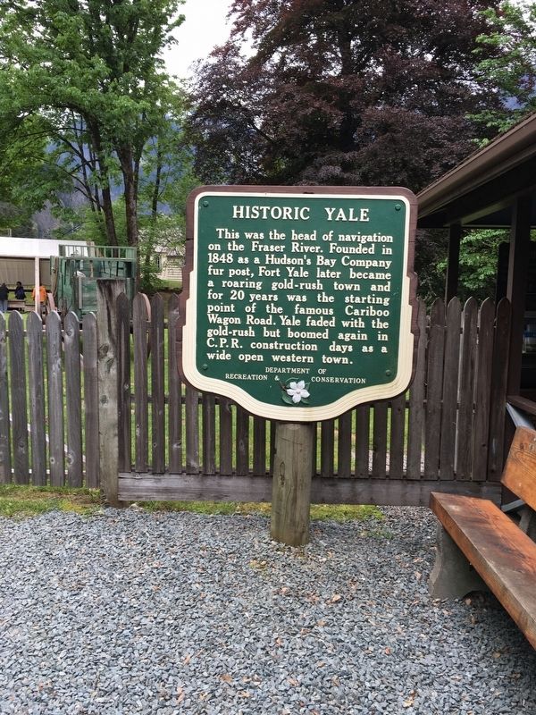 Historic Yale Marker image. Click for full size.