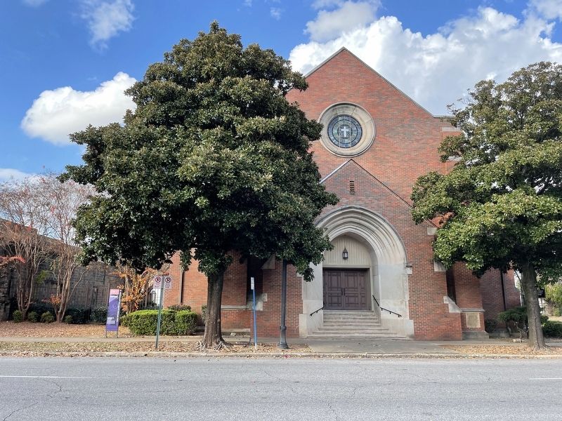 Metropolitan AME Zion Church & Marker image. Click for full size.