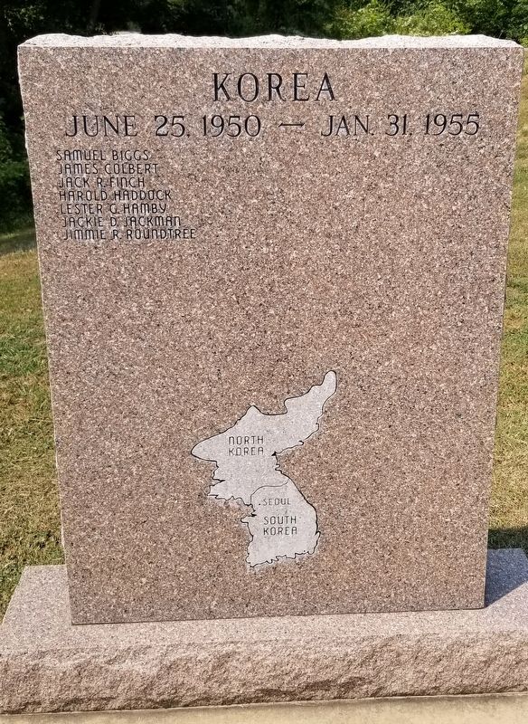Lest We Forget - Korea Marker. Click for full size. Lest We Forget - Korea Marker image. Click for full size.