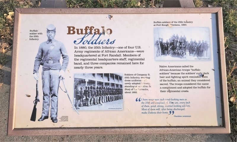Buffalo Soldiers Marker image. Click for full size.