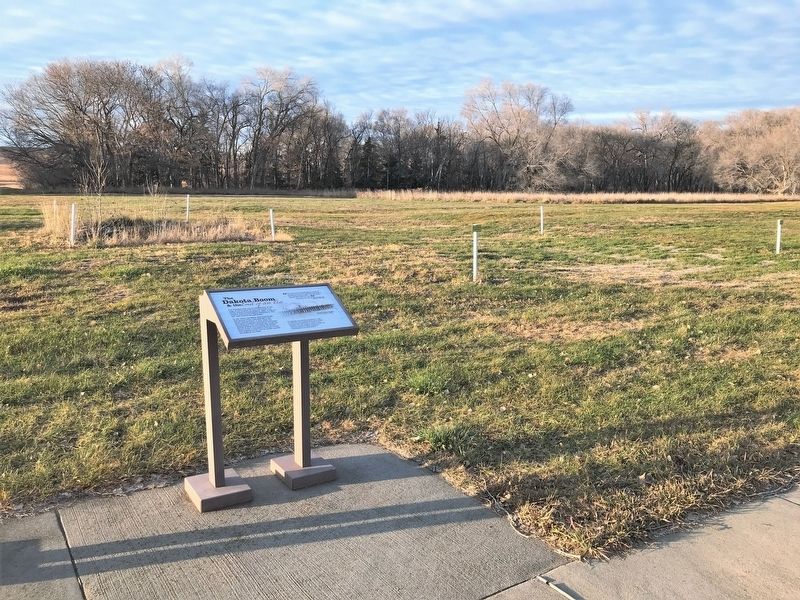 The Dakota Boom & the End of an Era Marker. Click for full size. The Dakota Boom & the End of an Era Marker image. Click for full size.