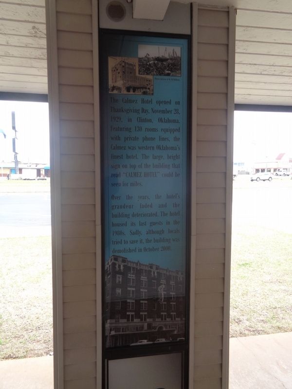 Calmez Hotel Marker image. Click for full size.