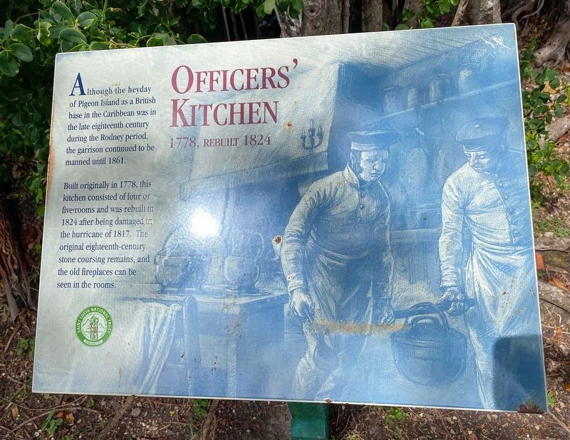 Officers' Kitchen Marker image. Click for full size.