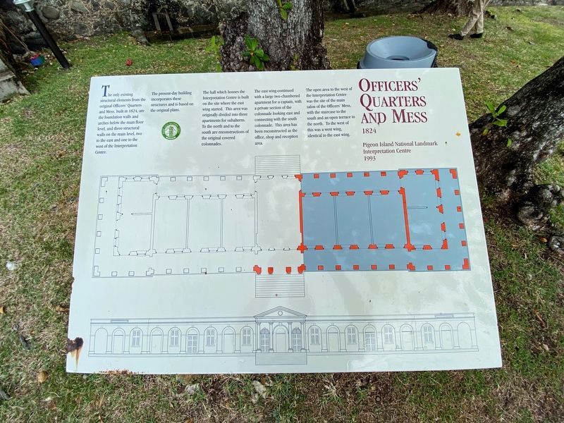 Officers' Quarters and Mess Marker image. Click for full size.