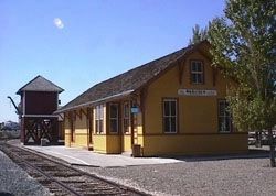 Wabuska Railroad Station image. Click for more information.