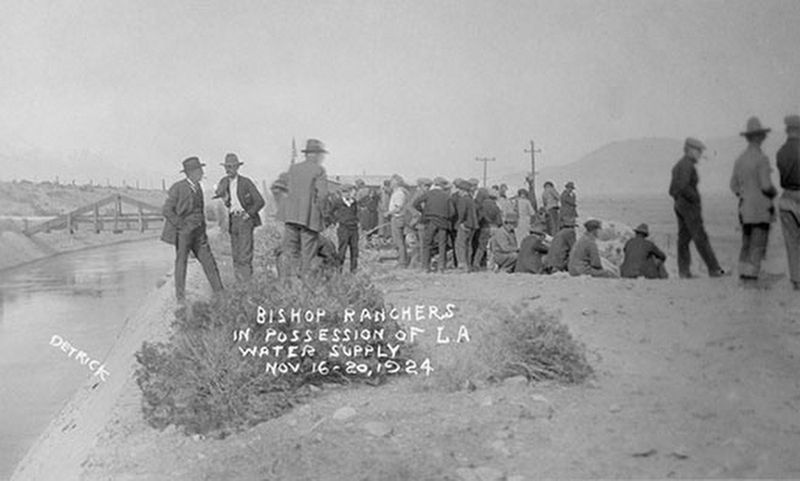 Ranchers from Bishop in Possession of the L.A. Acqueduct image. Click for full size.
