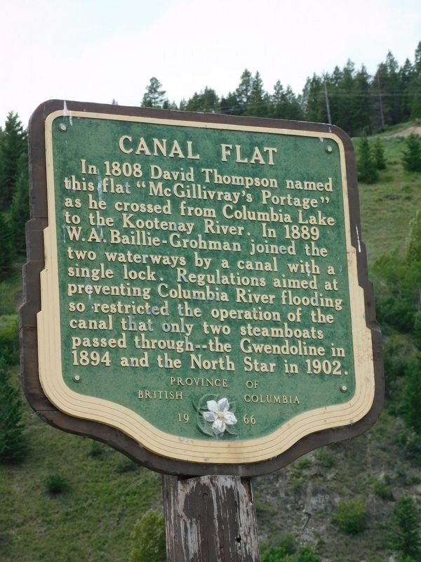 Canal Flat Marker image. Click for full size.