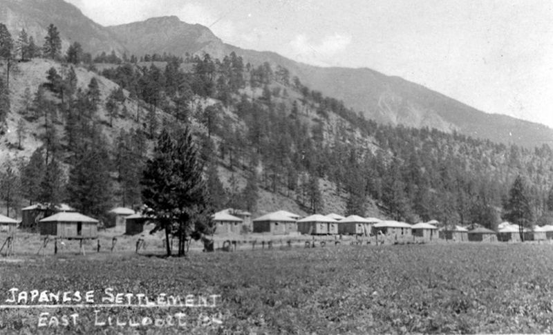East Lillooet Internment Camp image. Click for full size.