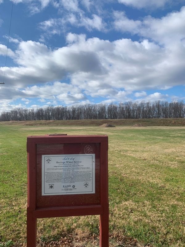 Heritage Wheat Revival Marker image. Click for full size.
