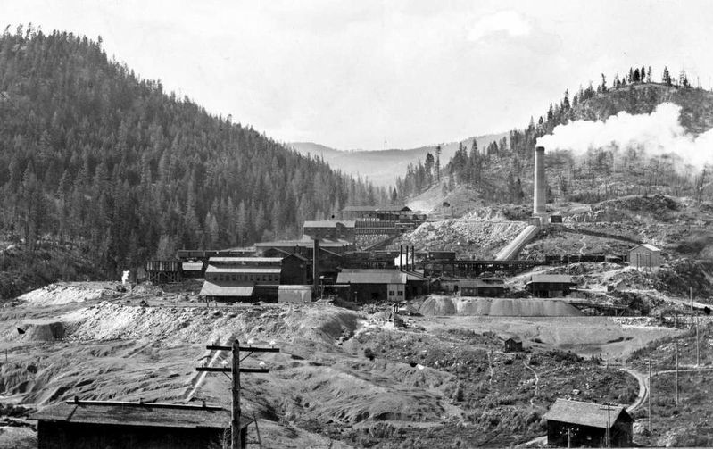 B.C. Copper Co. smelter at Greenwood. Click for full size. B.C. Copper Co. smelter at Greenwood image. Click for full size.
