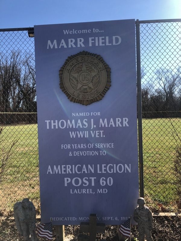 Welcome to Marr Field Marker image. Click for full size.
