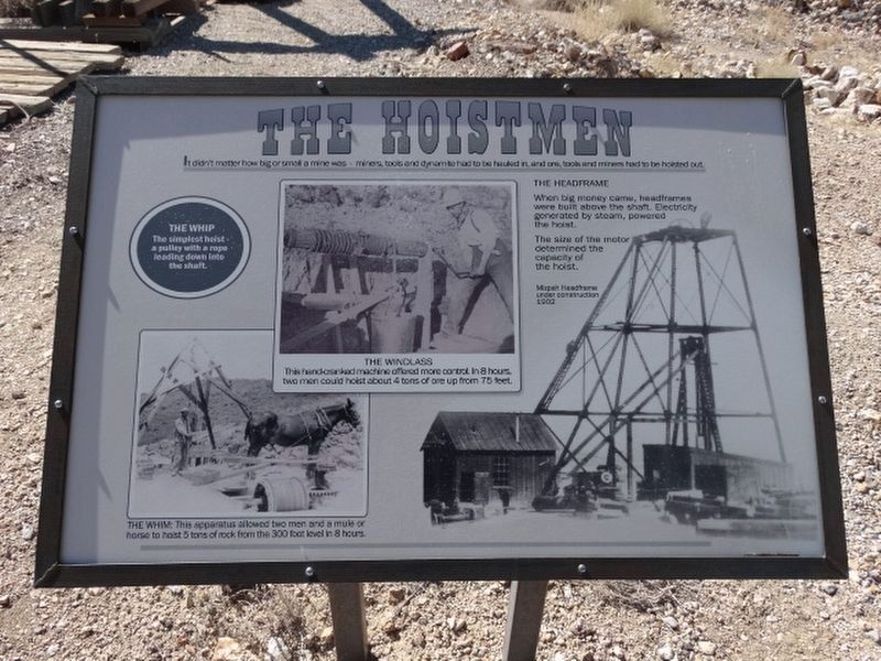The Hoistmen Marker image. Click for full size.