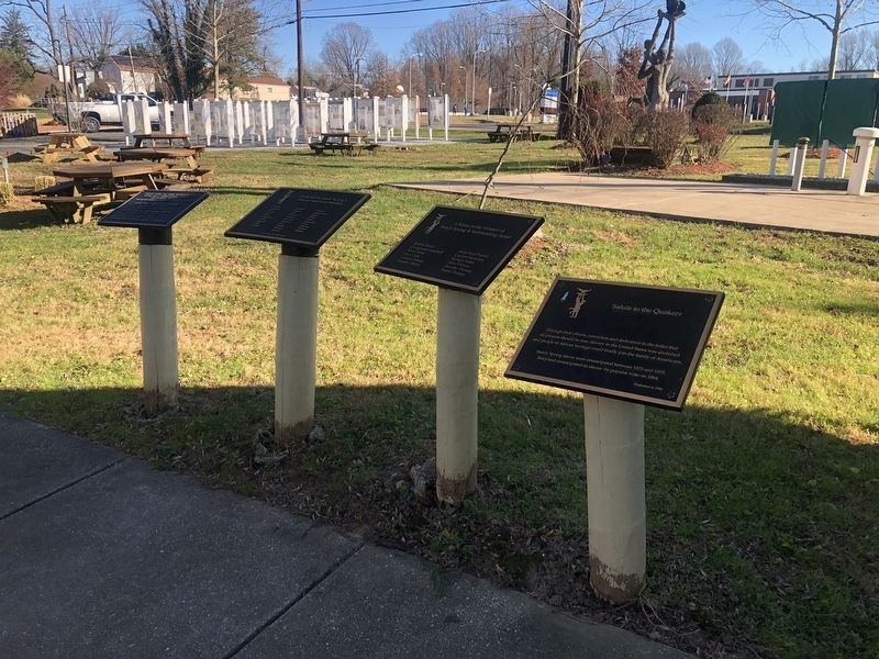 Salute to the Quakers Marker. Click for full size. Salute to the Quakers Marker image. Click for full size.