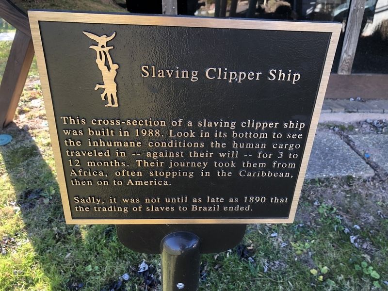 Slaving Clipper Ship Marker image. Click for full size.