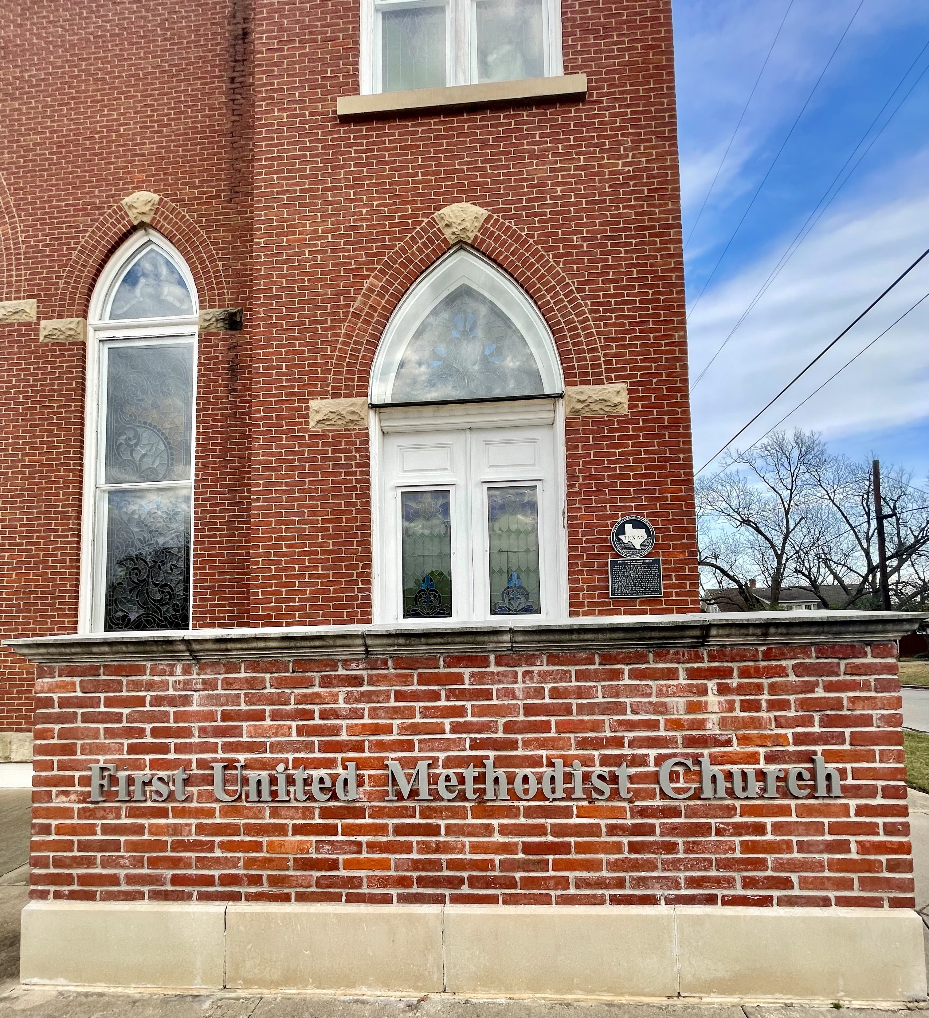 First United Methodist Church Marker