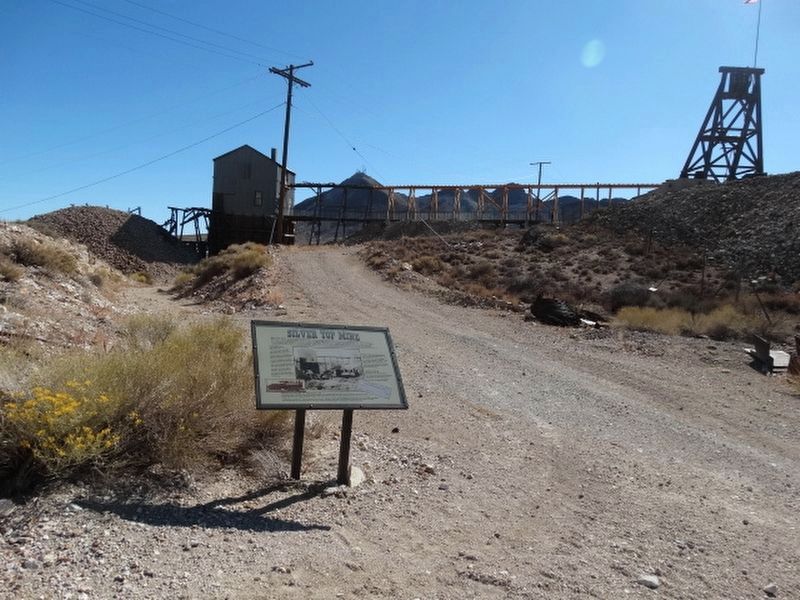 Silver Top Mine and Marker. Click for full size. Silver Top Mine and Marker image. Click for full size.