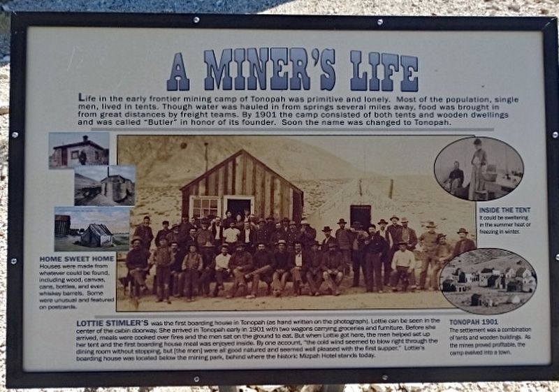 A Miner's Life Marker. Click for full size. A Miner's Life Marker image. Click for full size.