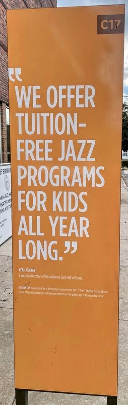 Alabama Jazz Hall of Fame Marker image. Click for full size.