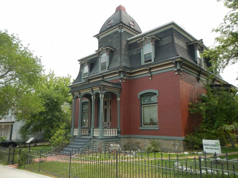 Martin M. Holter House and Marker image. Click for full size.