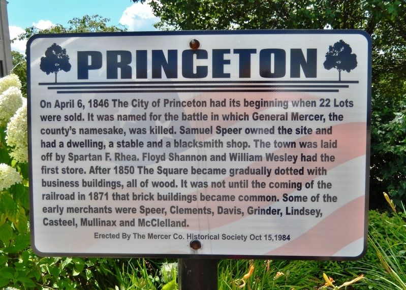 Princeton Marker image. Click for full size.
