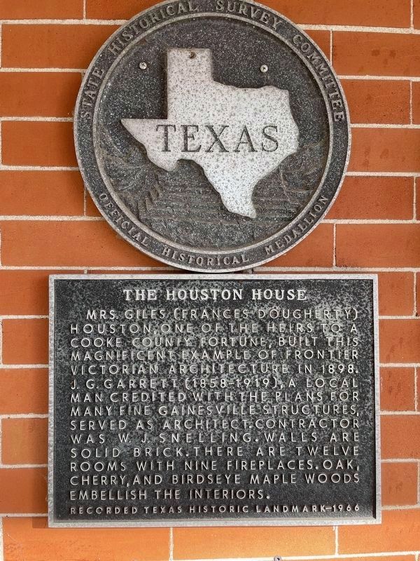 The Houston House Marker image. Click for full size.