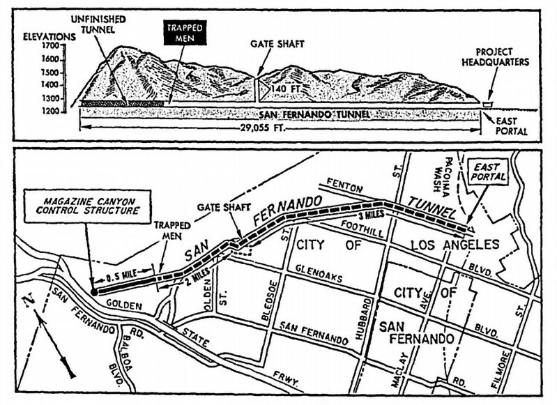 Diagram and Map of Tunnel. Click for full size. Diagram and Map of Tunnel image. Click for full size.