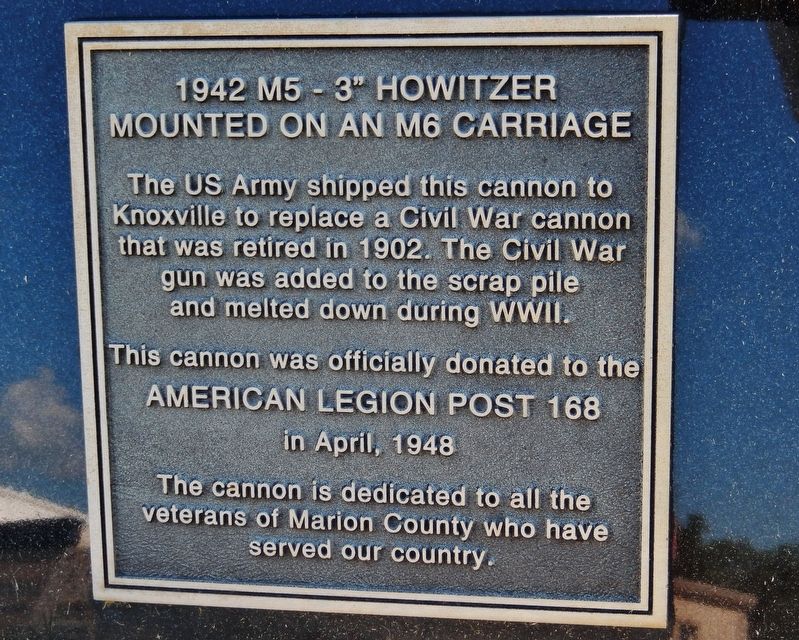 1942 M5 - 3" Howitzer Marker image. Click for full size.
