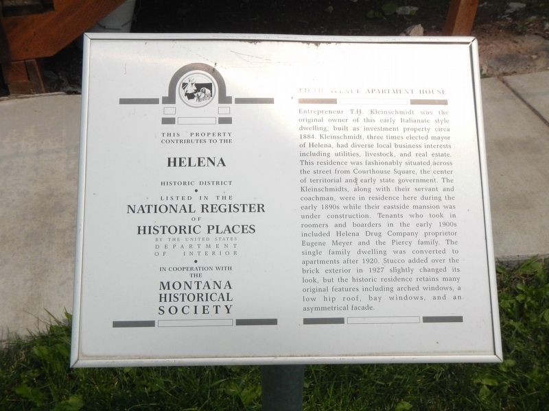 Fifth Avenue Apartment House Marker image. Click for full size.