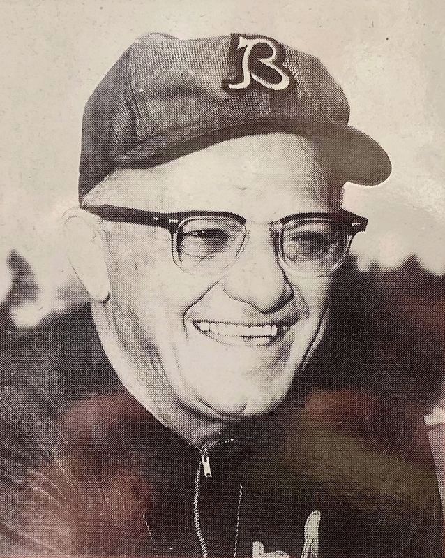 Marker inset: George Halas image. Click for full size.